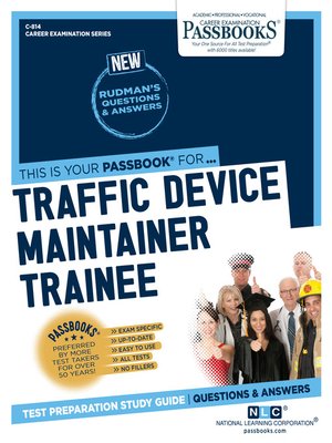 cover image of Traffic Device Maintainer Trainee